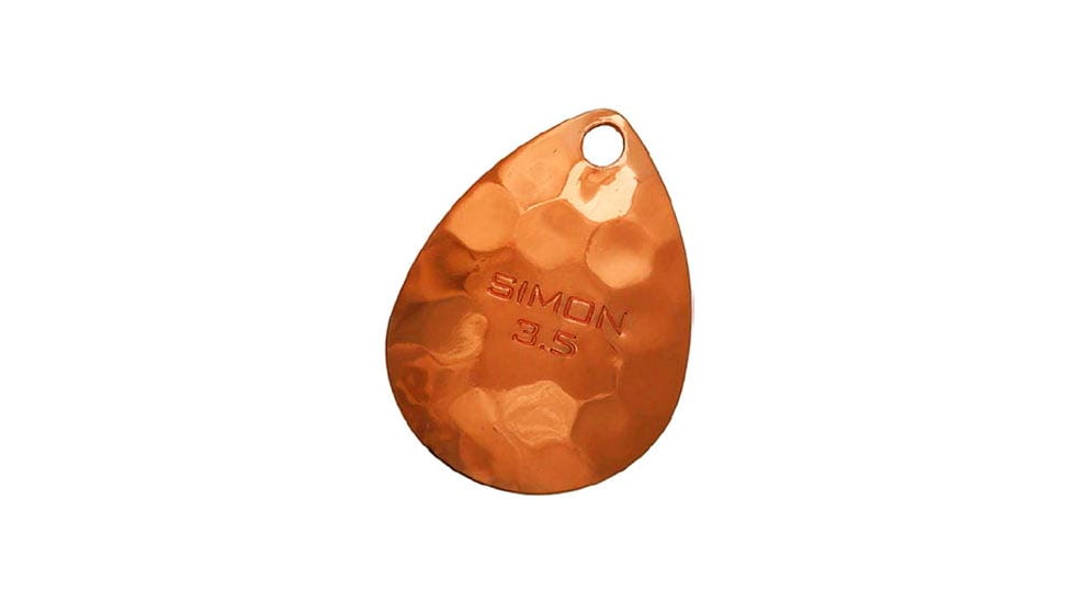 Hawken Outdoors Simon 3.5 Colorado Spinner Blade, Hammered, Copper, 2 Pieces, SSBH35003