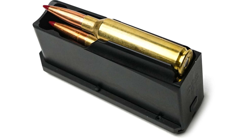 Hawkins Precision Hunter 3.5 Medium Standard Flush BAT Vesper M, Defiance UM MD XL and Tikka Hunter DBM, 4 Round Rifle Magazine, Black, 311-1005.03