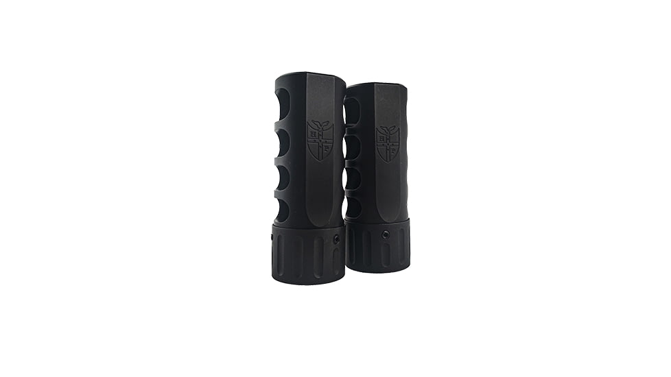 Hawkins Precision Backdraft Self-Timing Muzzle Brakes, 6.5mm, 1/2-28, Black Nitride, 0.75, 104B-0750-6.5MM