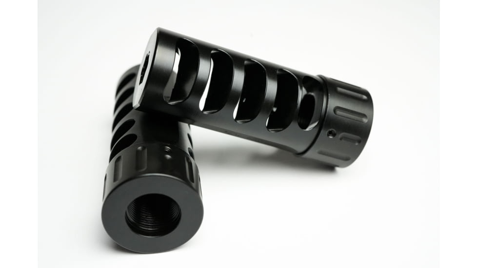 Hawkins Precision Updraft Self-Timing Muzzle Brakes, .300 AAC Blackout, 5/8-24, Black Nitride, 1.2in, 105U-1200-30CAL
