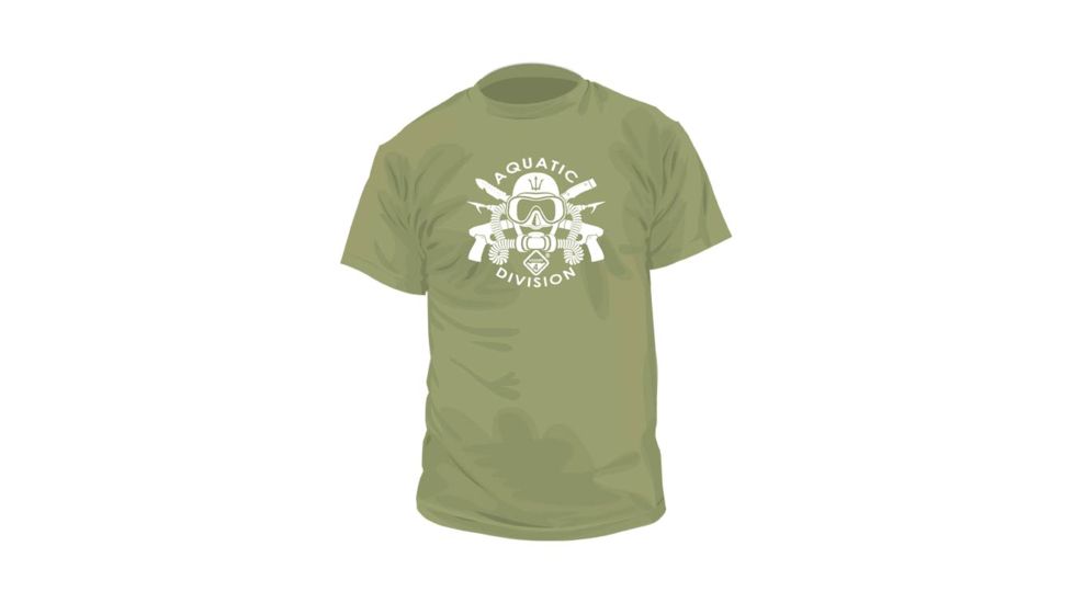 Hazard 4 Aquatic Division Cotton T-Shirt - Men's, OD Green, Extra Small, APRG-AQUD-ODG-XS