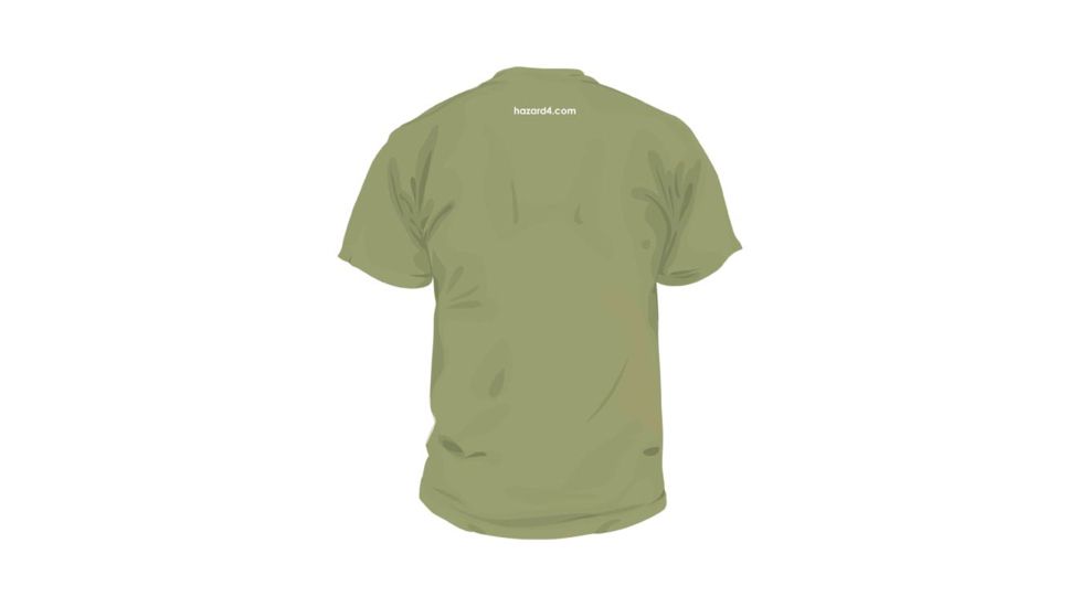 Hazard 4 Aquatic Division Cotton T-Shirt, OD Green, Extra Small, APRG-AQUD-ODG-XS