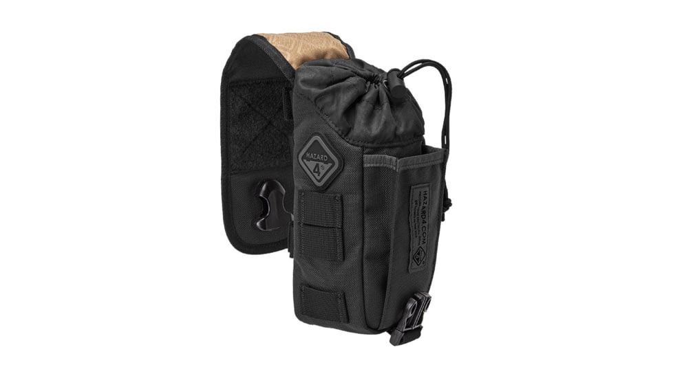Hazard 4 Bottle Pouch for Pillbox, Black, PCH-PBB-BLK