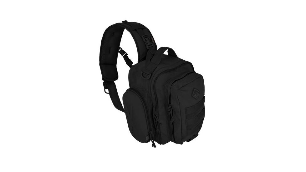 Hazard 4 Evac Holmes Lumbar/Chest Sling Bag with Side Shells, Black, EVC-HOLM-BLK