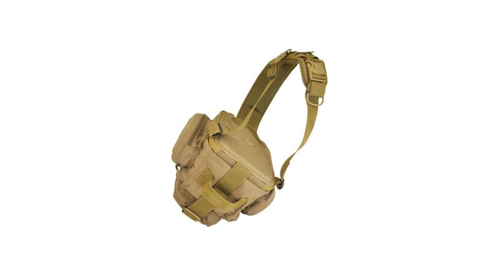 Hazard 4 Evac Holmes Lumbar/Chest Sling Bag with Side Shells, Coyote, EVC-HOLM-CYT