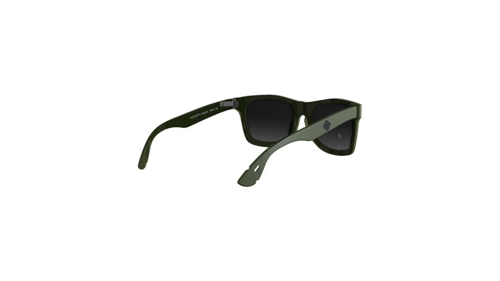 Hazard 4 Flechett Horn-Rimmed Sunglasses, OD Green, Regular, EYE-FLC-R-ODG