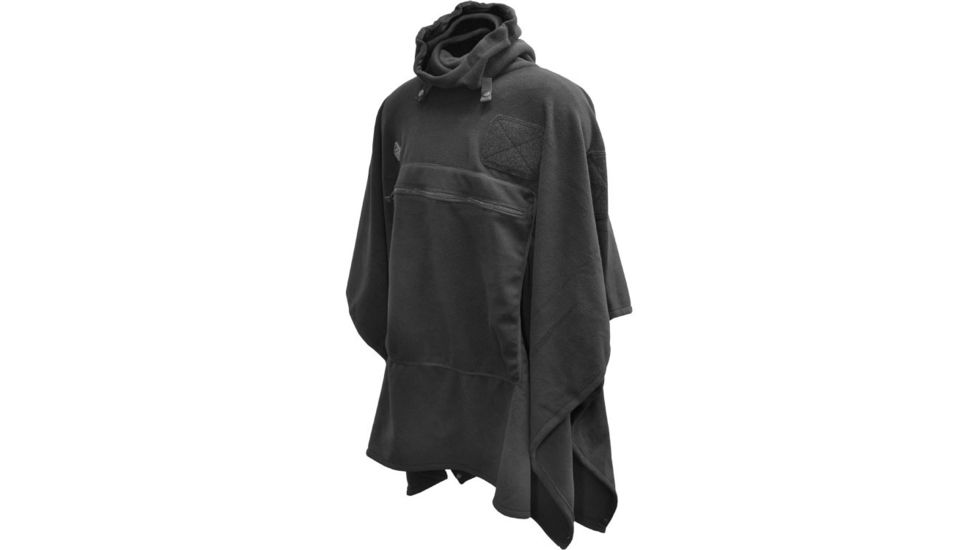 Hazard 4 Fleece Poncho, Black, APR-PVF-BLK