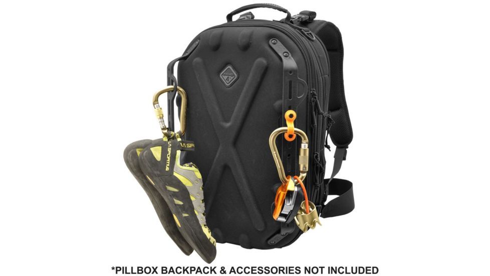 Hazard 4 HardPoint Gear Rails, Pillbox &amp; Blastwall Pack Set, Pack of 2, Black, One Size, HD-HGR-BLK