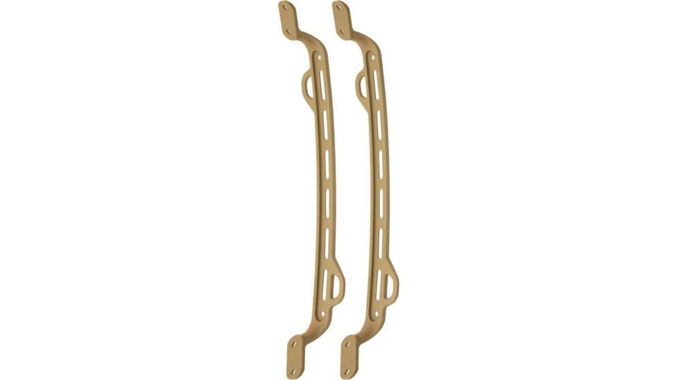 Hazard 4 HardPoint Gear Rails, Pillbox &amp; Blastwall Pack Set, Pack of 2, Coyote, One Size, HD-HGR-CYT