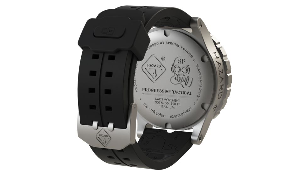 Hazard 4 HeavyWaterDiver Carbon A, Silver, HWD-TI-FW-BBRB