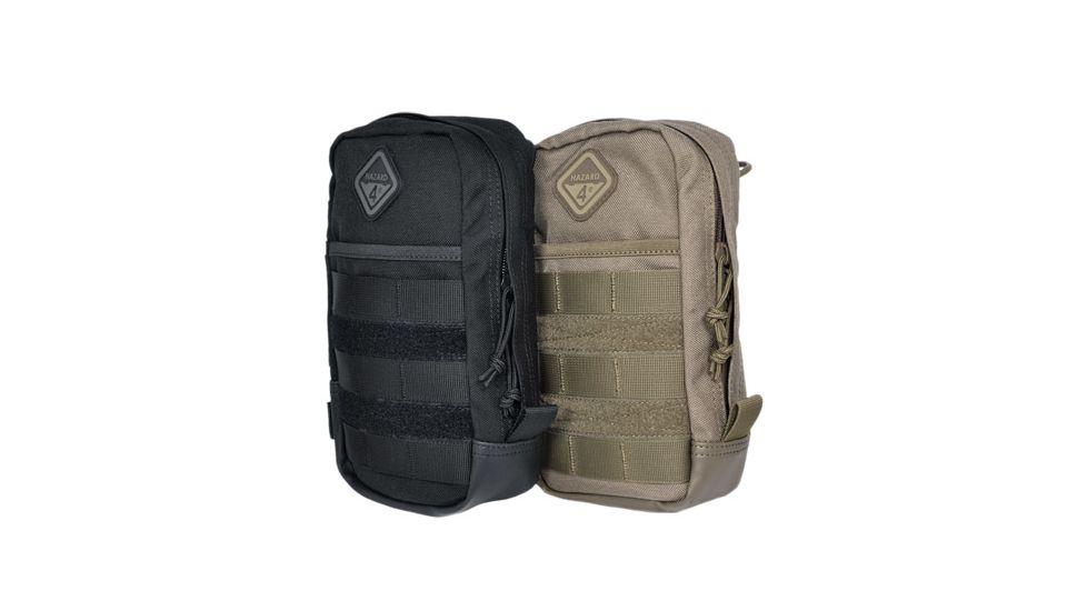 Hazard 4 Broadside MOLLE 9in x 5in Utility Pouch, Black, PCH-BRS-BLK