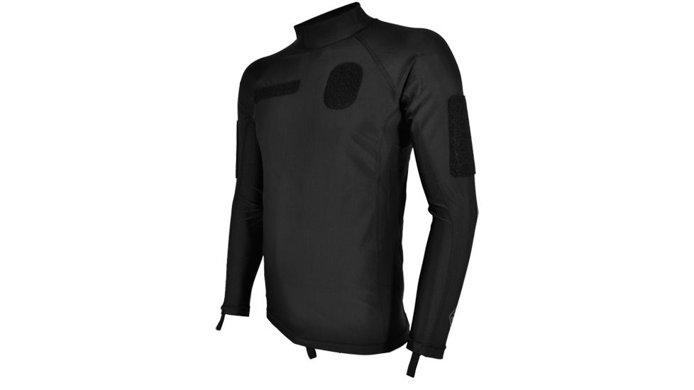 Hazard4 CombatSeal Fleece Lycra Rashguard, Black, Small AQA-CBSL-BLK-S