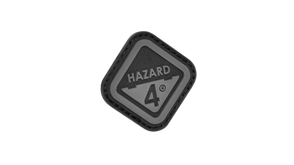 Hazard 4 Hazard 4 Diamond Logo Patch, Black, PAT-H4-BLK