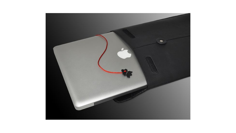 Hazard4 Manila-11 Leather Sleeve for Mac 11in., Black COM-MLA11-BLK