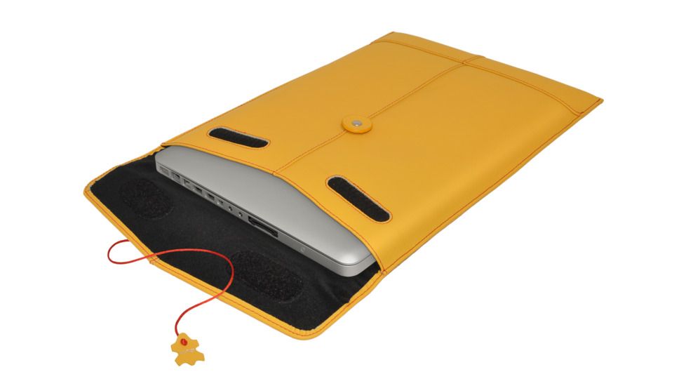 Hazard4 ProManila Leather Sleeve for Mac 15in., Mango COM-PRML15-MGO
