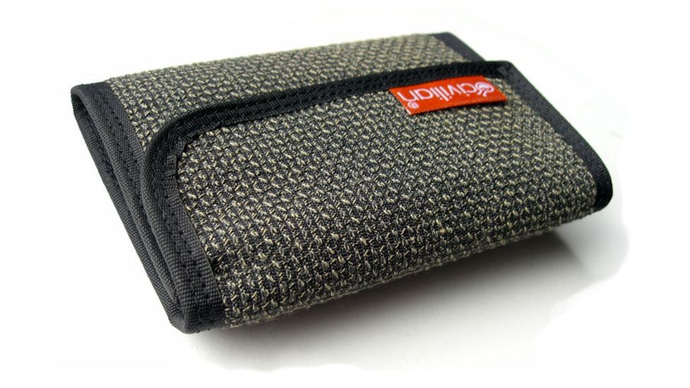 Hazard4 Secure Clip Wallet, KEVLAR - Black WLT-CLP-KVR