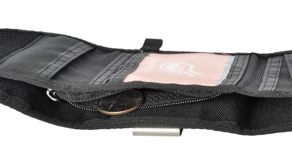 Hazard4 Secure Clip Wallet, KEVLAR - Black WLT-CLP-KVR