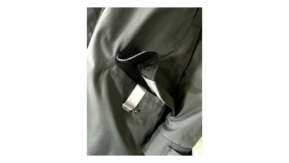 Hazard4 Secure Clip Wallet, Leather - Black WLT-CLP-LTR
