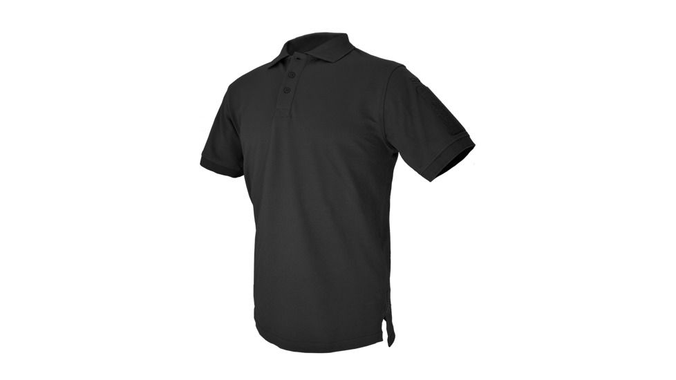 Hazard 4 Undervest Plain Front Polo Shirt - Men's, Black, Small, APR-UDV-BLK-S