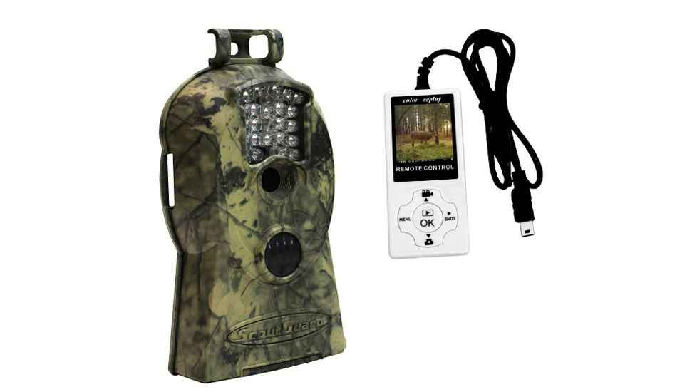 HCO Outdoor Products HCO SG570V InfraRed Scouting Camera, w/ Viewer, Camouflage, Camouflage SG570V