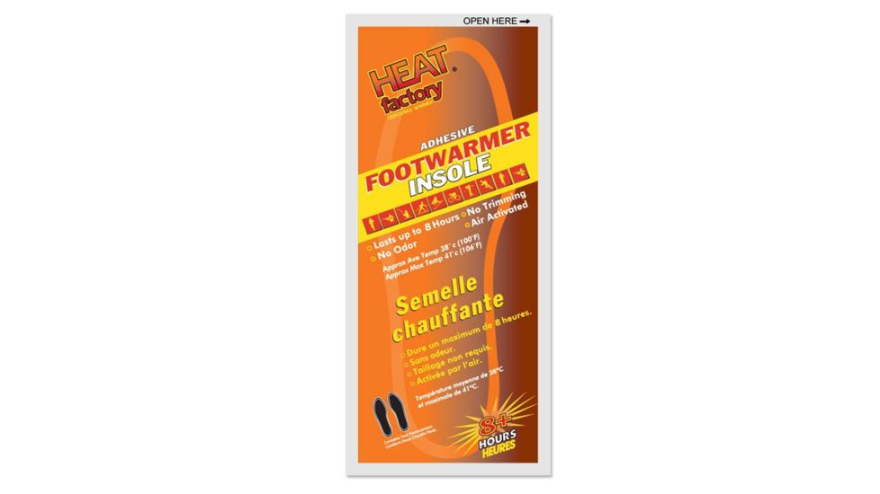 Heat Factory Adhesive Insole Warmer Pack 30 Pack HEA1958