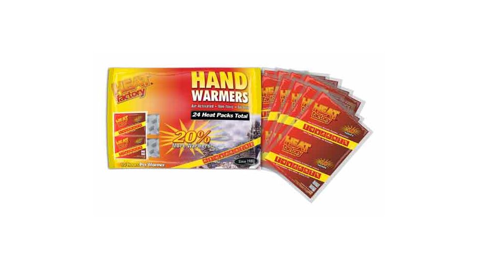 Heat Factory Hand Warmer Mini Family 24 Pack 12 Pair 10hr