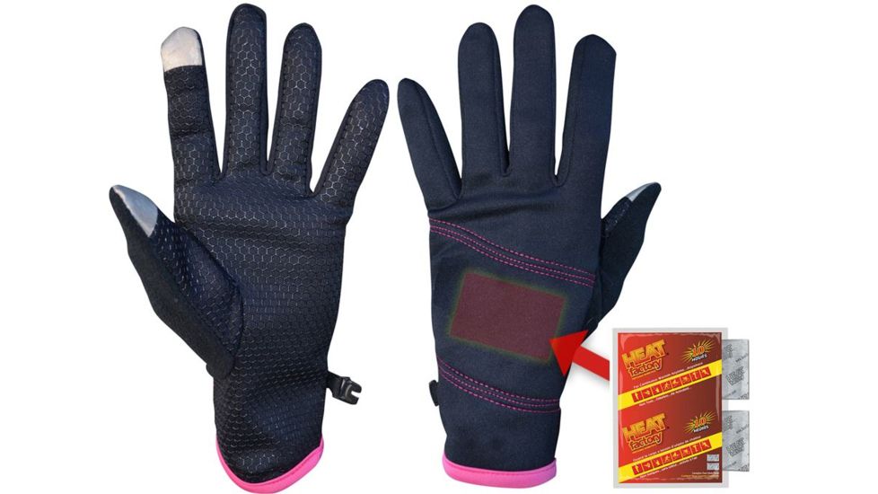 Heat Factory Ladies Mid-Weight Pocket Glove - Womens, Pair, Black, Large/Extra Large 915-BK-L/XL