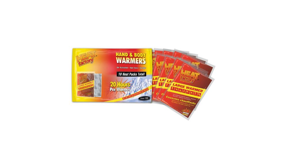 Heat Factory Large Size Body Warmer Big Pack 10 Units HEA19642