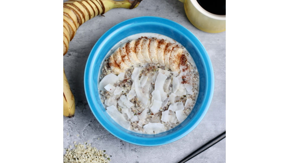 Heather's Choice Banana Nutmeg Buckwheat Dehydrated Breakfast, 113g, Gluten Free, Banana Nutmeg Buckwheat