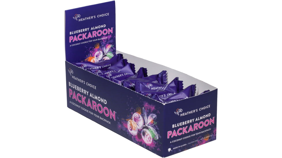 Heather's Choice Blueberry Almond Packaroon, 28g, Gluten Free, Blueberry Almond
