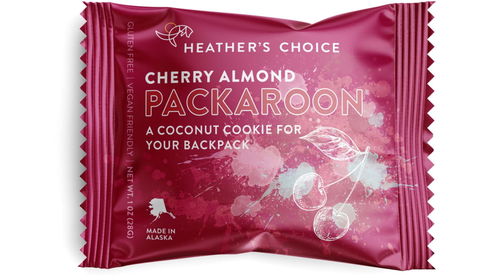 Heather's Choice Cherry Almond Packaroon, 28g, Gluten Free, Cherry Almond