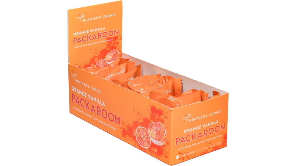 Heather's Choice Orange Vanilla Packaroon, 28g, Gluten Free, Orange Vanilla