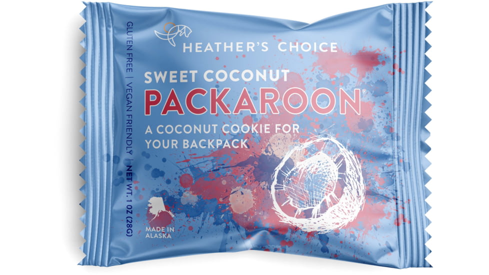 Heather's Choice Sweet Coconut Packaroon, 28g, Gluten Free, Sweet Coconut