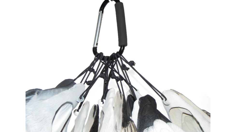 Mayhem Decoys by Heavy Hauler Outdoor Gear Carabiner Decoy Carry, Black HH0141