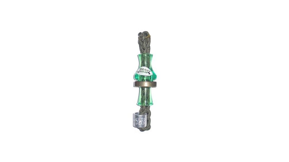 Heavy Hauler Outdoor Gear Mini Duck Call Key Chain, w/duck call and duck band, Green HH0050-GR