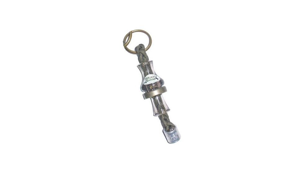 Heavy Hauler Outdoor Gear Mini Duck Call Key Chain, w/duck call and duck band, Smoke HH0050-SM