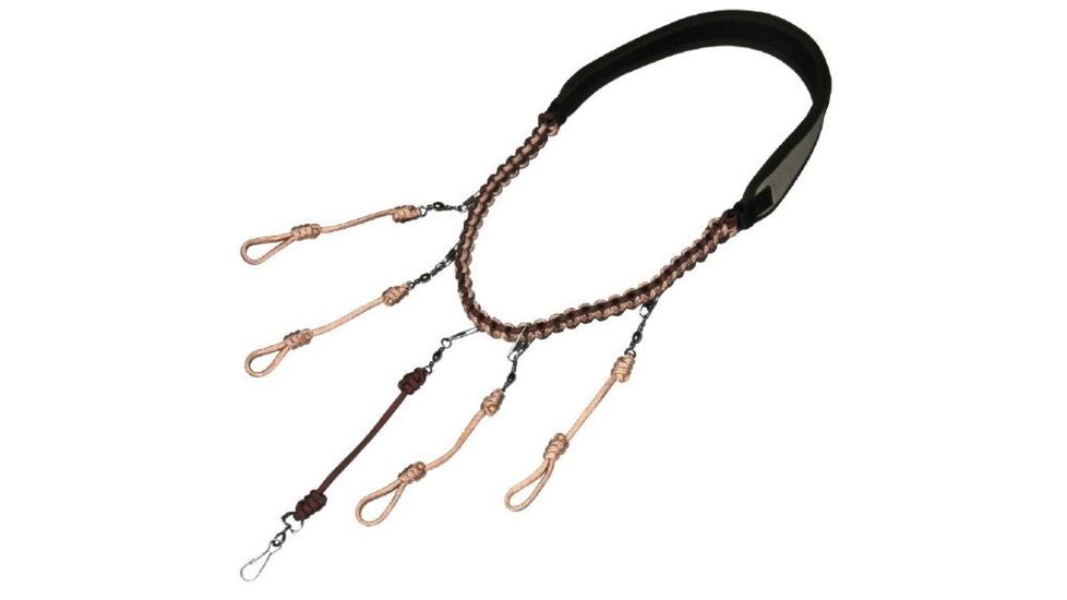 Heavy Hauler Outdoor Gear Predator Supreme Four Loop Lanyard, w/ accessory clip, Black/Olive Drab HH0071