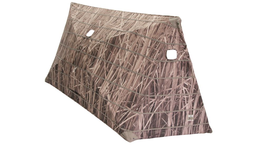 Heavy Hauler Outdoor Gear The HUB, Single Hub w/ Helping U Blend, 2-3 Man Panel Hunting Blind, Late Season Reeds, HH0121-LSR