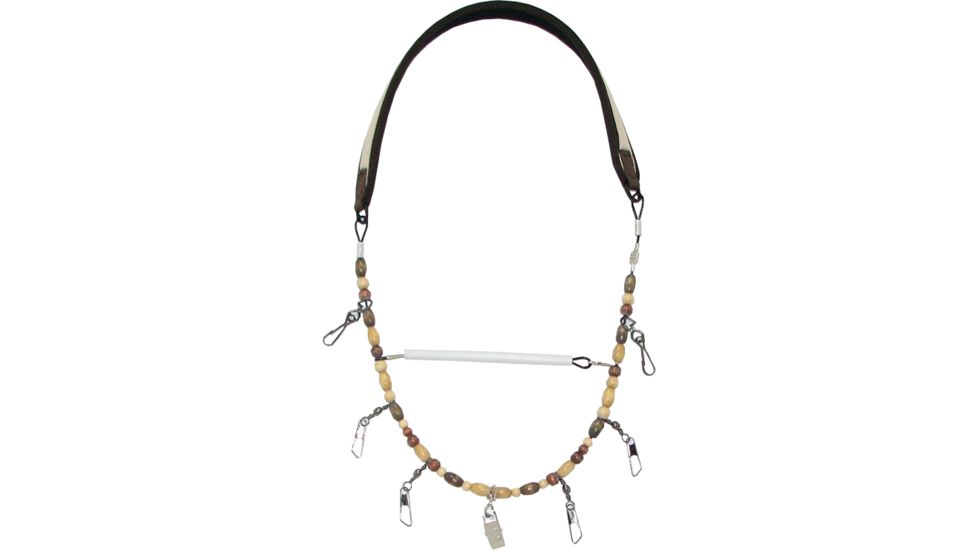 Heavy Hauler Outdoor Gear West Fork Lanyard, w/2 heavy-duty snaps and 4 swivel snaps, Tan w/ Wood HH0060