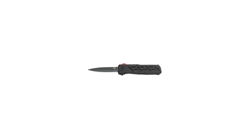 Heckler &amp; Koch 14850 Epidemic OTF Auto Knife w/ Plain Edge/ BK Coated Blade 14850BK