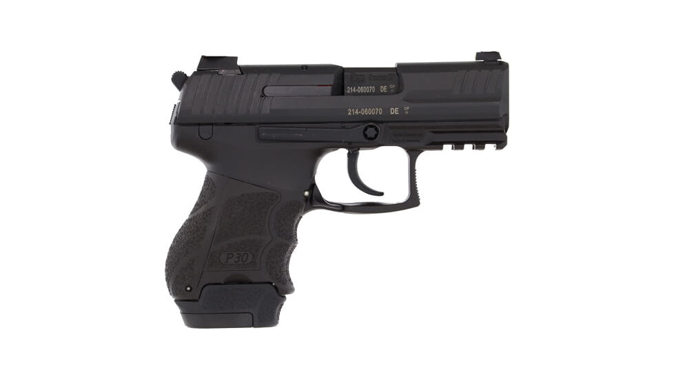 Heckler &amp; Koch P30Sk V3 DA/SA Trigger Semi Auto Pistol, 9mm Luger, 3.27 in Barrel