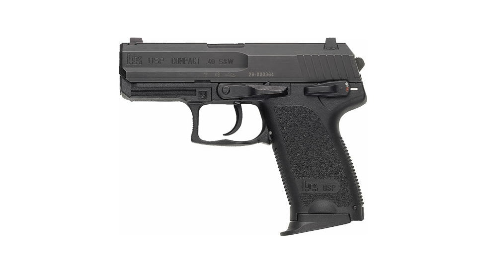 Heckler &amp; Koch USP40 Compact V1 DA/SA Semi Auto Pistol, 40 S&amp;W, 3.58 in Barrel