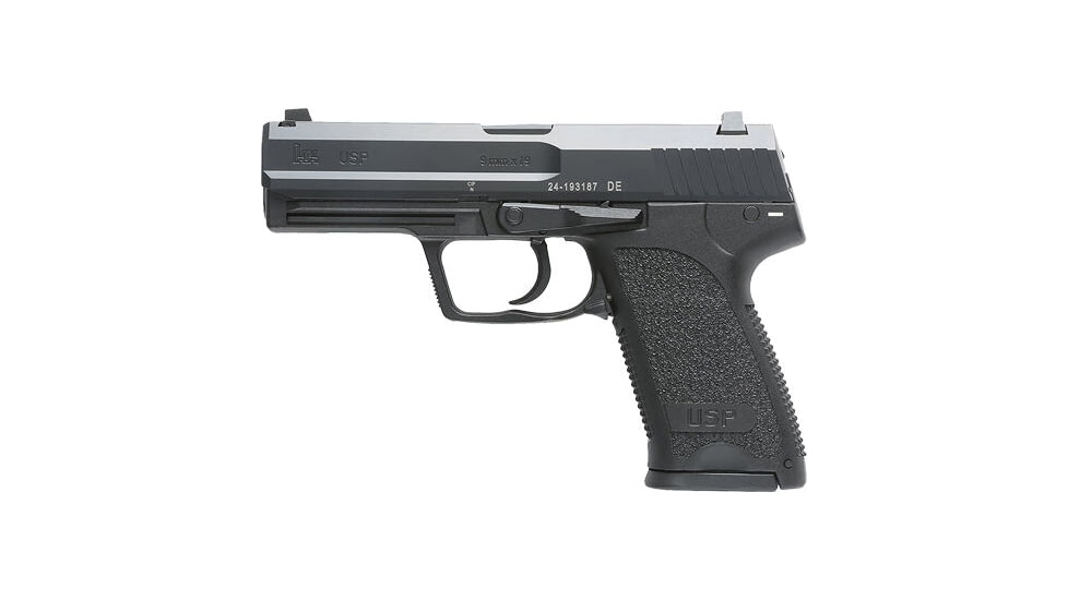 Heckler &amp; Koch USP9 Compact V7 DAO Semi Auto Pistol, 9mm Luger, 4.25 in Barrel