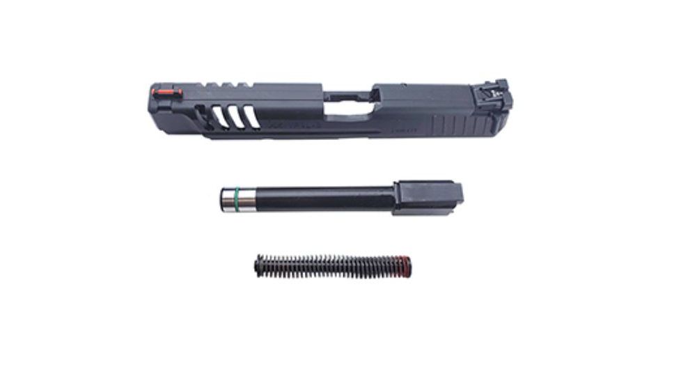 Heckler &amp; Koch Long Slide Conversion Kit, HK VP9/VP9-B, 9mm, Slide/Barrel/Spring, Black, 50254245