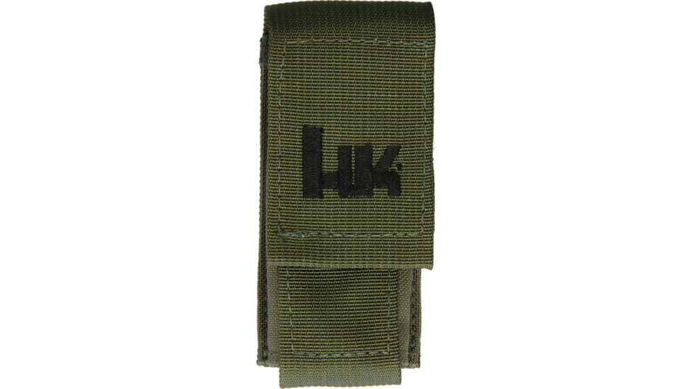 Heckler &amp; Koch Medium Pouch MOLLE Velcro, OD Green, 5 x 2 x 1.13, 55081