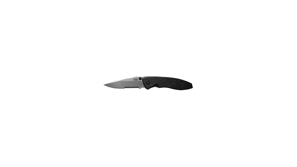Heckler &amp; Koch Nitrous Blitz Folding Knife, Combo Edge, Satin Blade 14460S