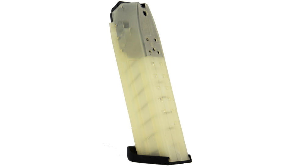 Heckler &amp; Koch Pistol Magazine, USP9 Expert, 9mm Luger, 18 Round, White, 1 Pack, Steel, 50248613-18RD