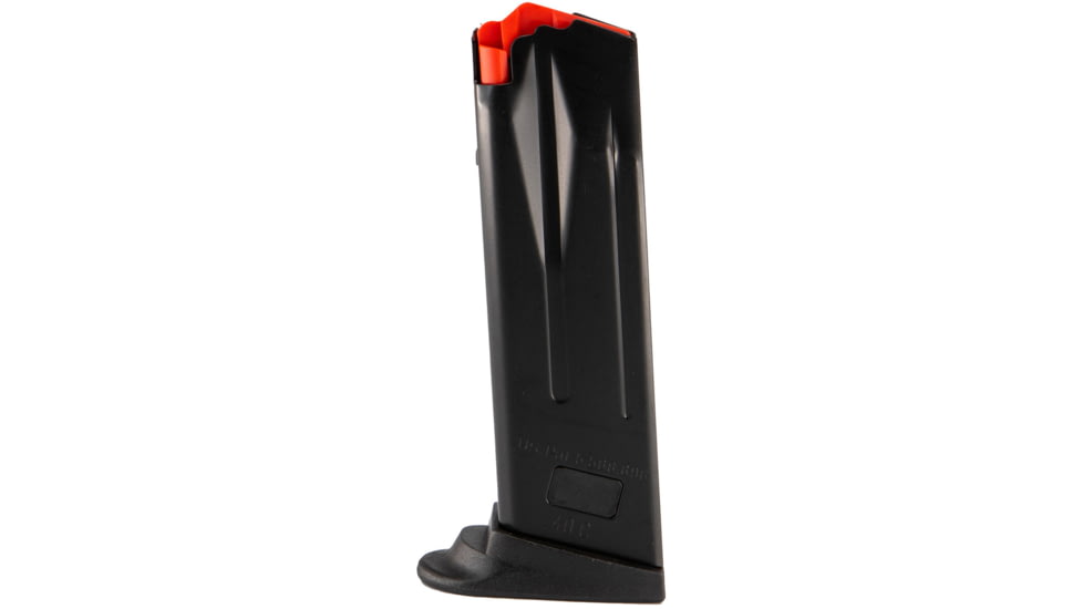 Heckler &amp; Koch Pistol Magazine w/ Extended Floorplate, P2000/USP40 Compact, .40 Cal, 10 Rounds, Black, 50259082-10RD