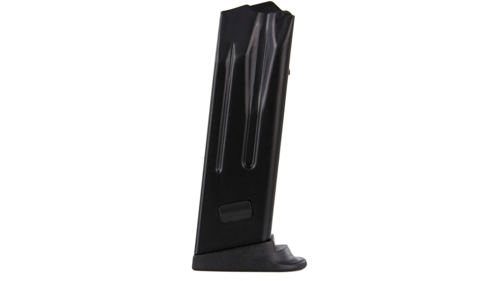 Heckler &amp; Koch Pistol Magazine w/ Extended Floorplate, P2000/USP9 Compact, 9mm, 10 Rounds, Black, 50259084-10RD