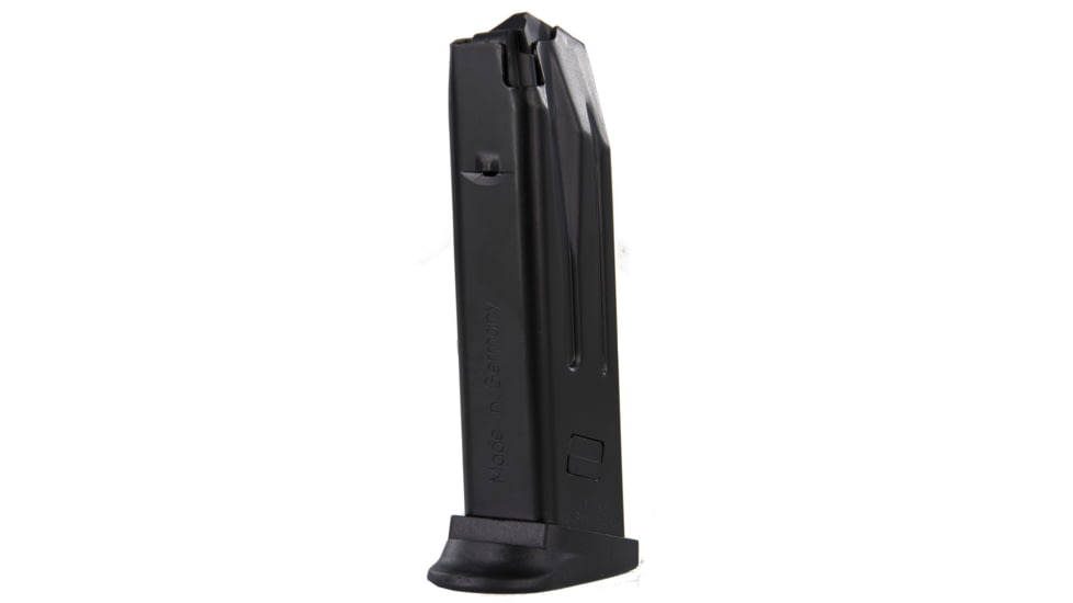 Heckler &amp; Koch Pistol Magazine w/ Extended Floorplate, P2000/USP9 Compact, 9mm, 10 Rounds, Black, 50259084-10RD